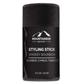 Mountaineer Brand Styling Stick - 100% Natural Beard Conditioner for Men - Hydrate, Tame Wiry Hair - Firm Hold for Easy Styling - Smokey Bourbon Scent 2oz