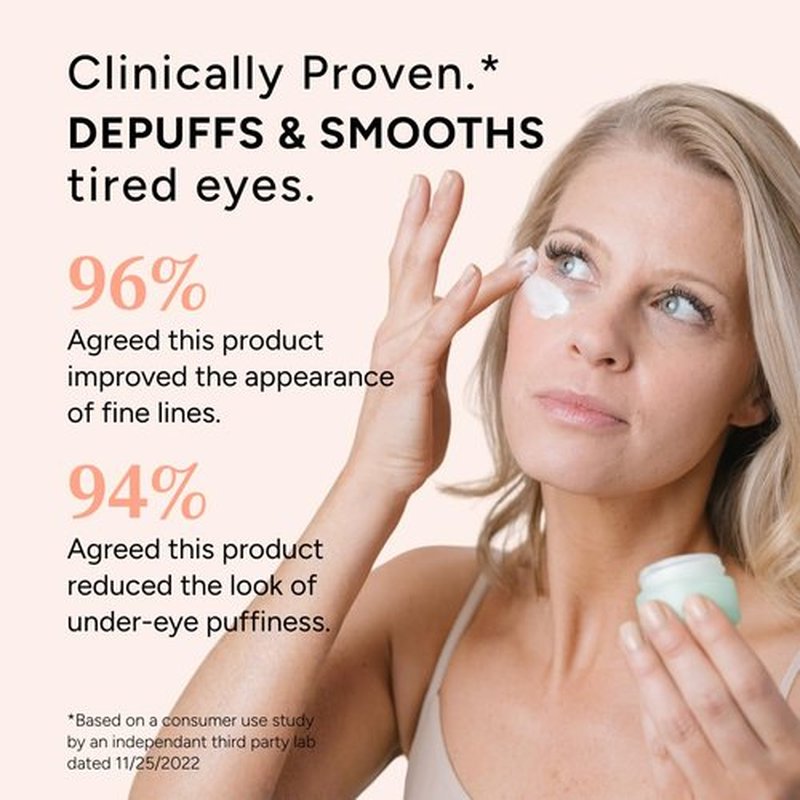 Eight Saints All-In Eye Cream - Natural Anti-Aging Treatment for Puffiness & Dark Circles | 0.5 Oz