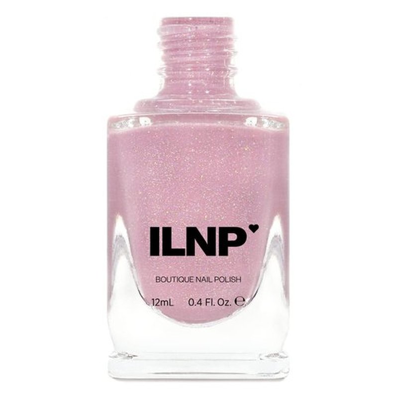 ILNP Sweet Pea | Holographic Sheer Jelly Nail Polish in Seashell Pink - Long-Lasting Shine