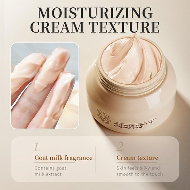 Grospe Goat Milk Anti-Wrinkle Cream - Hydrating Face Moisturizer with Peptides for Mature Skin | 3.5oz