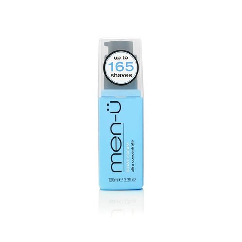 men-ü High-Performance Shaving Cream - Ultra-Concentrated Formula with Tea Tree Oil | 3.3 fl oz, Up to 165 Shaves