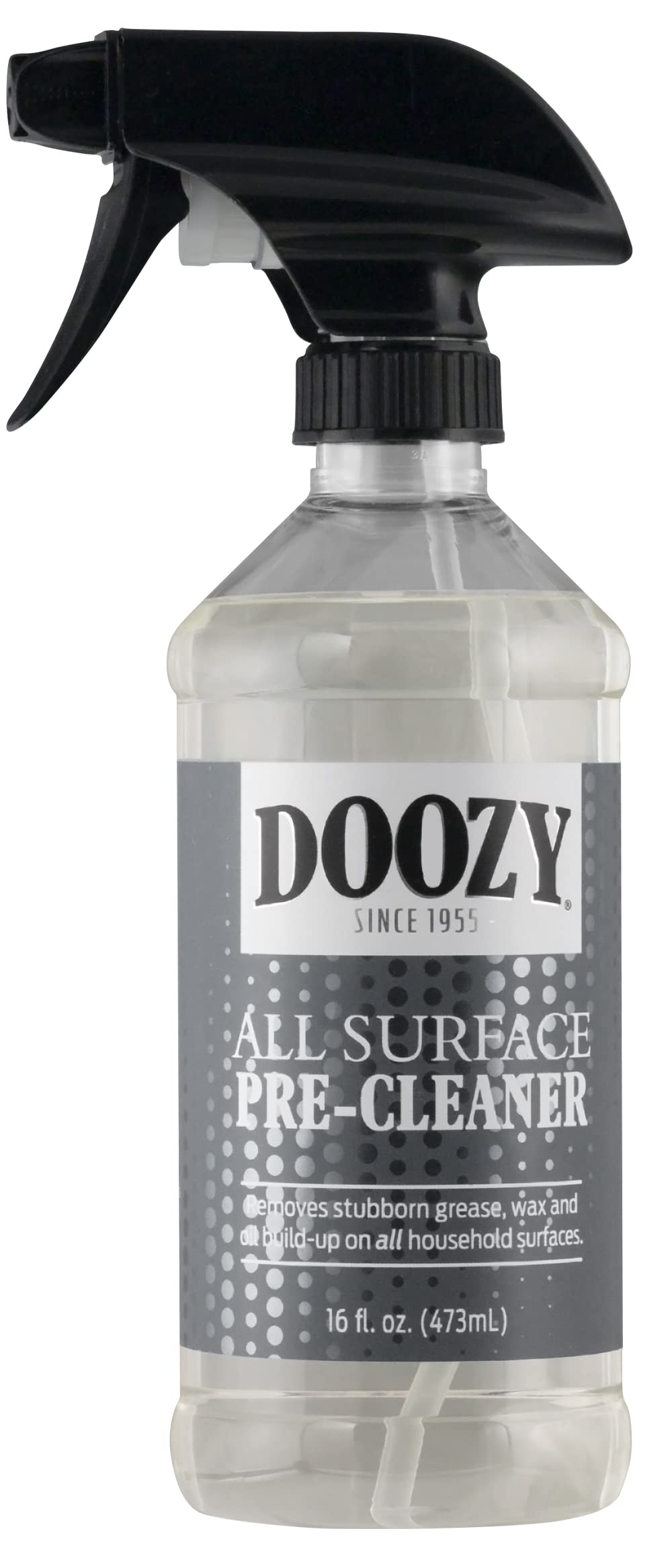 Doozy All Surface Pre-Cleaner - Pre Treatment to Easily Remove Built Up Grease, Grime, Dirt, Wax & Oil on Furniture, Wood, Glass, Plastic, Metal, Ceramic & Household Surfaces - 16 Ounce