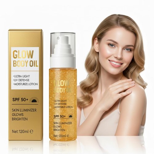 Fancy Pets Shimmer Body Oil, Body Glow Oil for Glow Moisturizer, Lightweight, Water Resistant, 4floz