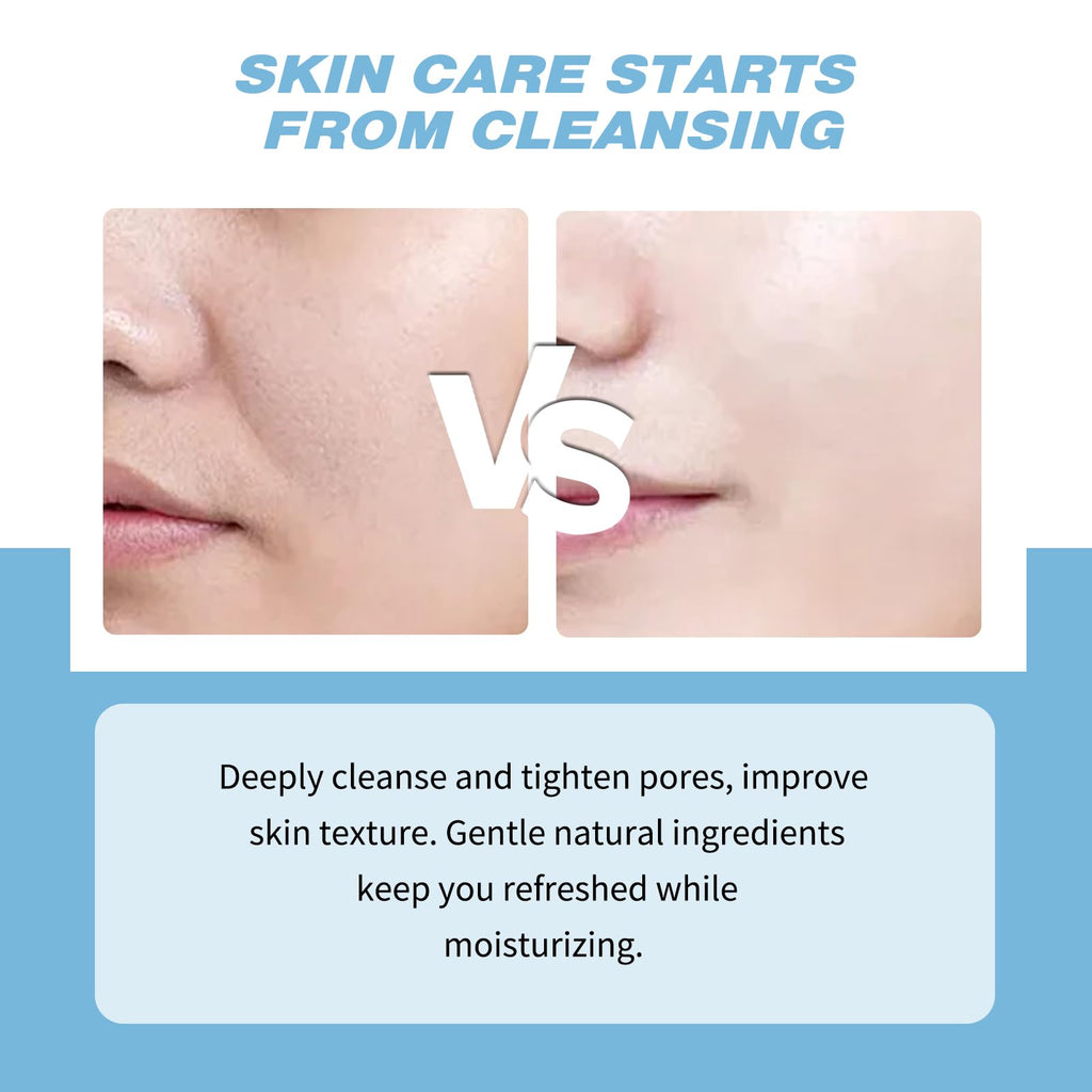 GROEI Hyaluronic Acid Cleanser, Face Wash with Tea Extracts, Gentle Pore Cleanser for Oily & Dry Skin, 4.23 oz (1PC)