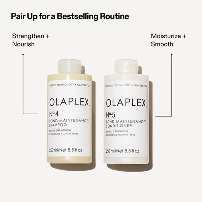 Olaplex Nº. 5 Bond Maintenance Conditioner, Repairs, Strengthens, & Nourishes All Hair Types, Leaving Hair Feeling Soft & Adds Shine, 525 mL / 17.75 Fl Oz