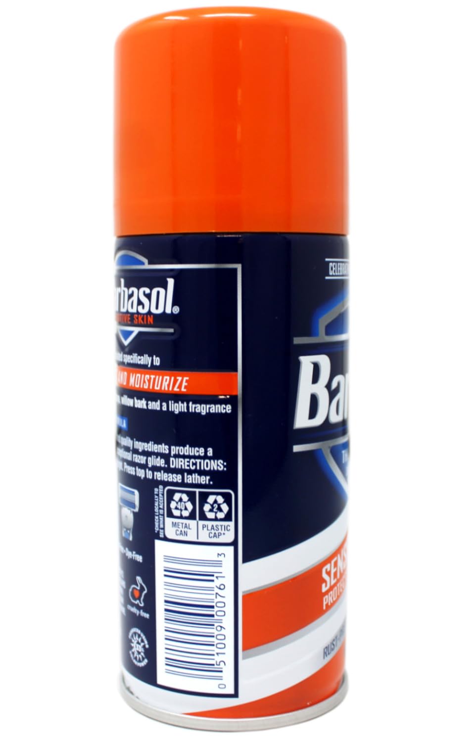 Barbasol Shave Cream 7 Ounce (Sensitive Skin, Pack of 3)