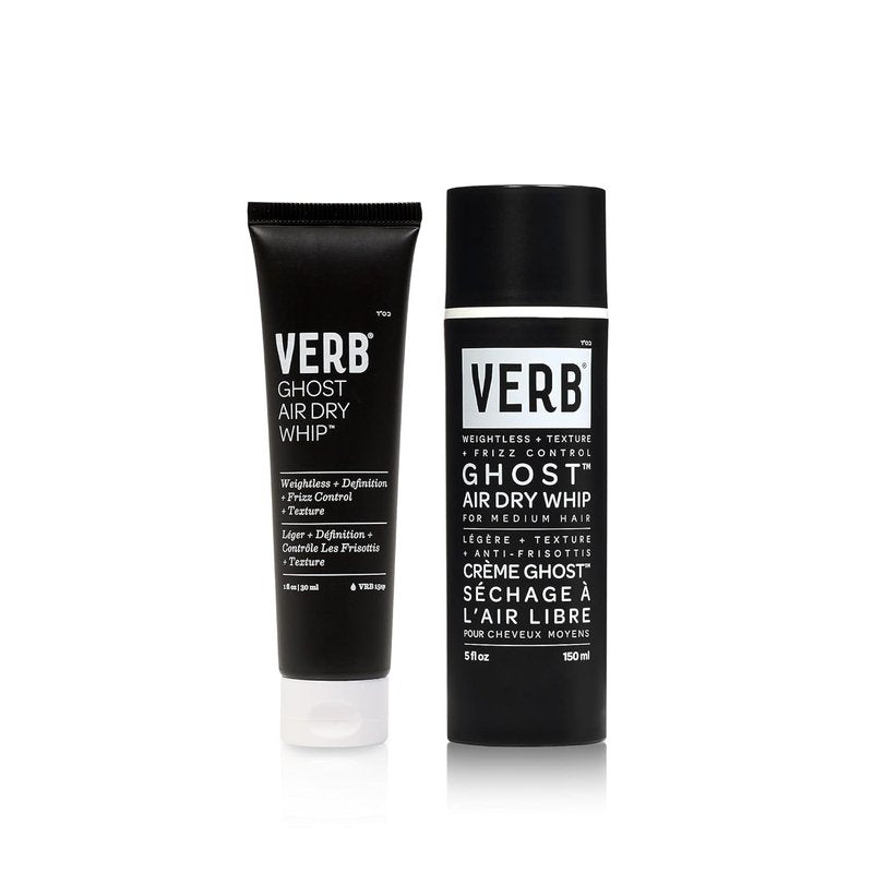 VERB Ghost Air Dry Whip - Weightless Styling Cream with Moringa Oil - Anti-Frizz & Hydration | Vegan, Paraben-Free
