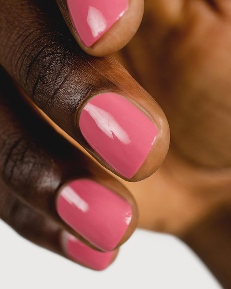 Sienna Byron Bay Blossom Mid-Tone Pink Natural Nail Polish, Long-Lasting, Vegan & Cruelty-Free, 10ml – .34 fl oz.