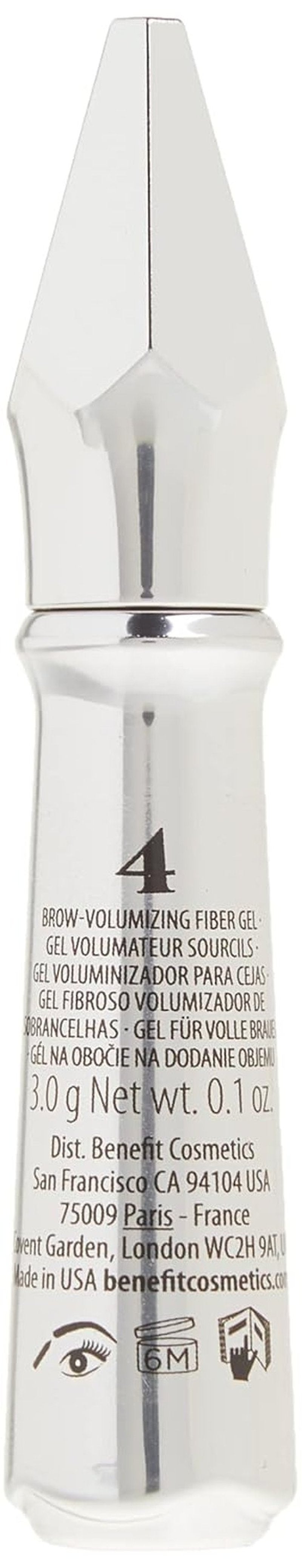 Benefit Gimme Brow Volumizing Fiber Gel - Medium Dark Warm, 0.1 Oz | Perfect for Fuller Brows