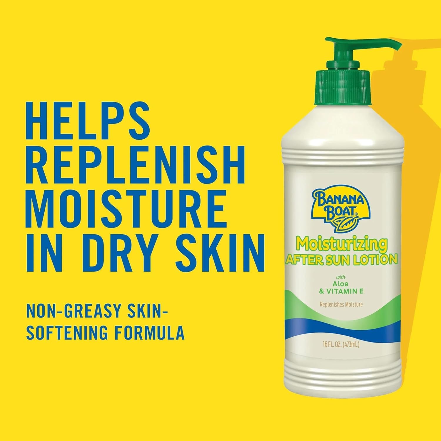 Banana Boat After Sun Lotion, Aloe, Moisturizing 16 oz by Banana Boat