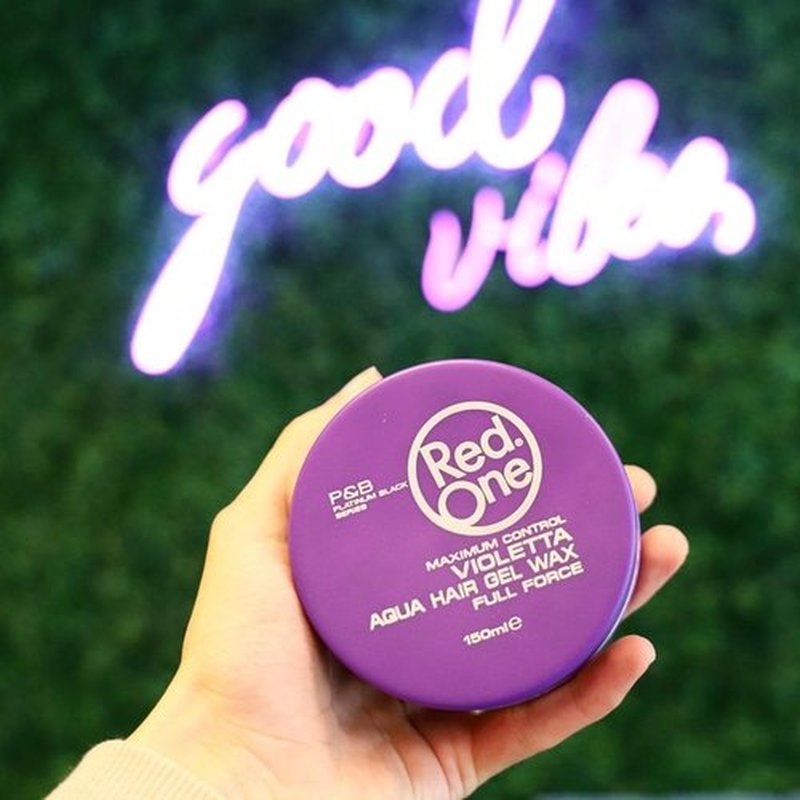 RedOne Aqua Hair Wax Maximum Hold Full Force Hair Gel, 150ml (6 pack) VIOLET
