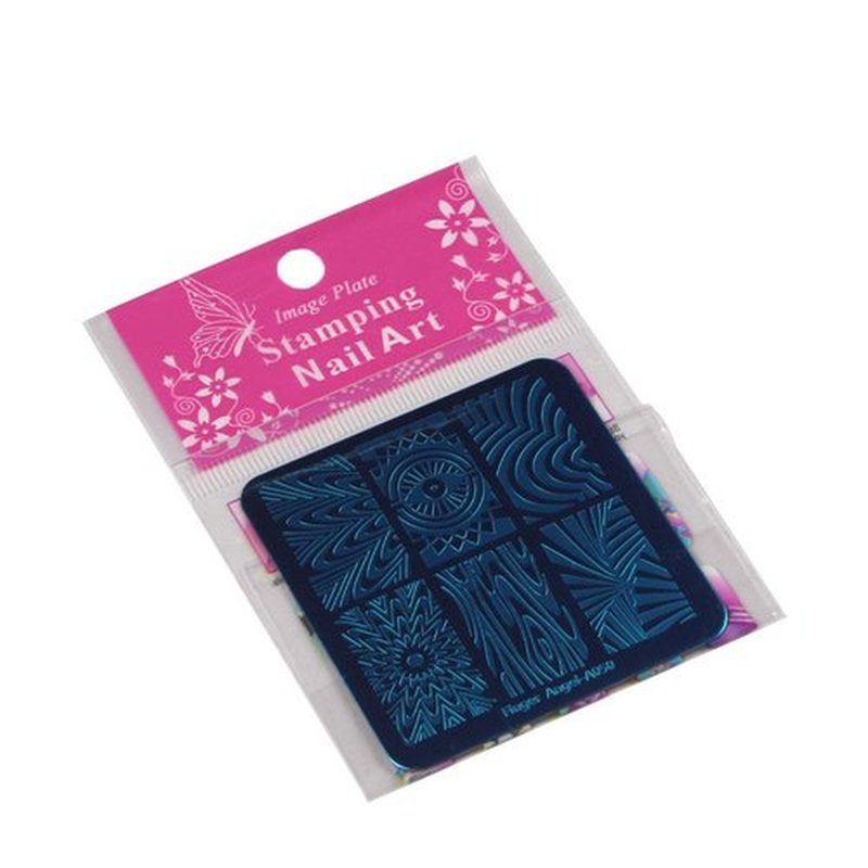 BeautyLeader 20Pcs Mix Designs Nail Plates +1 Pcs Nail Art Stamper + 1 Scraper Image Stamp Stamping Plates Manicure Template Nail Art Tools (A036-55)