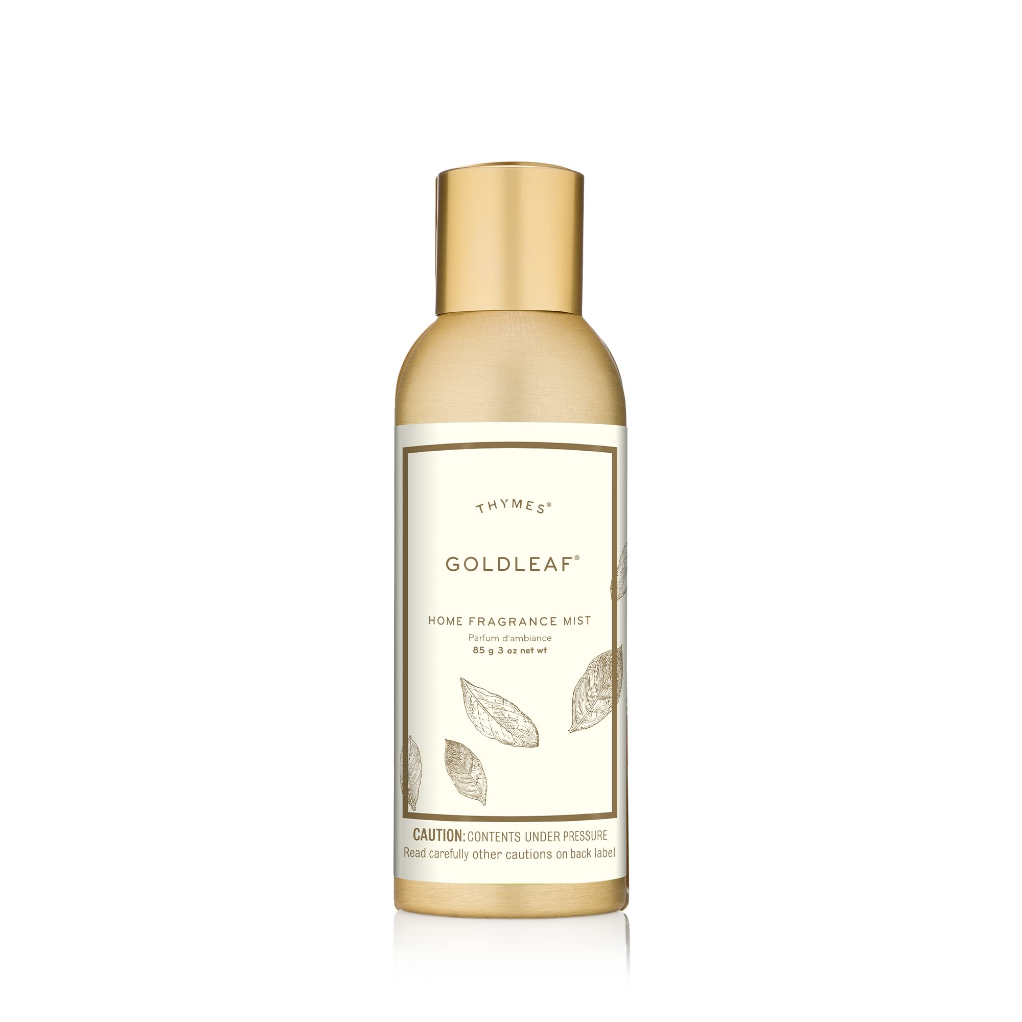 Thymes Home Fragrance Mist – Room Air Fresheners for Home Long Lasting – Air Freshener Spray – Premium Fragrance – Notes of Jasmine, Rose, Hyacinth, & Oak Moss (Goldleaf, 3 oz)