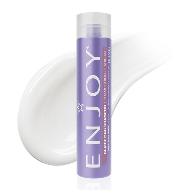 Enjoy Clarifying Shampoo - Deep Cleansing Sulfate-Free Detox for All Hair Types | 10.1 Fl Oz