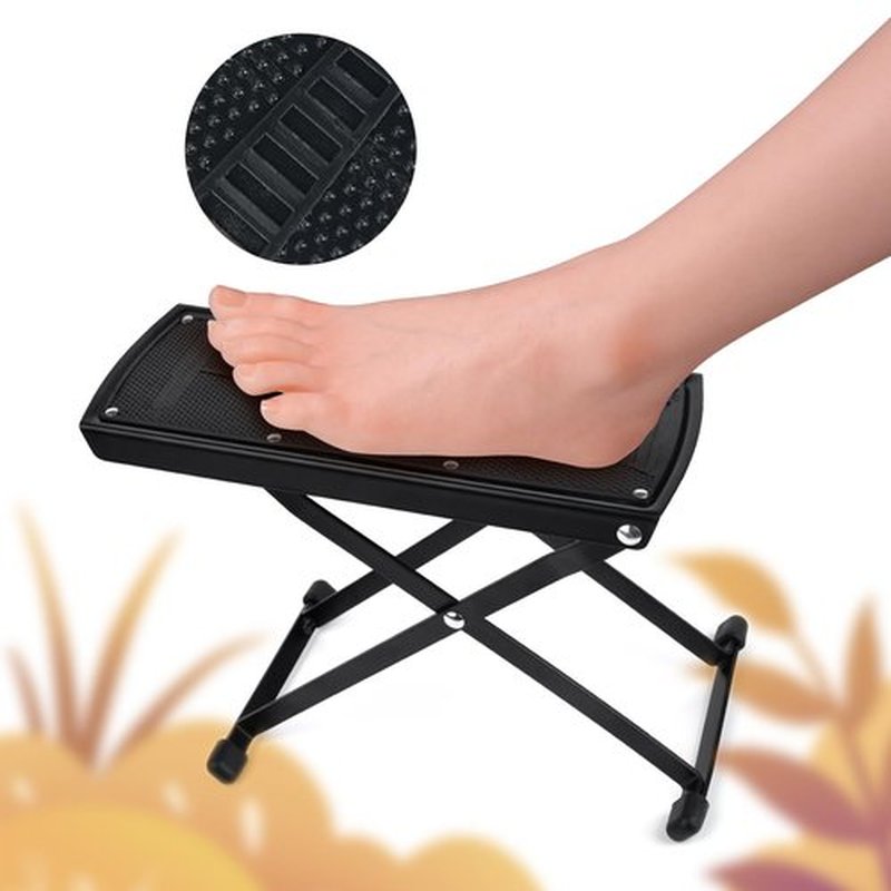 KADS Pedicure Foot Rest with Toe Separator, Adjustable Foot Rest for Easy at Home Pedicures, No More Bending or Stretching Pedicure Tools, Non-Slip Sturdy Legs, Beauty Kit
