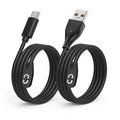 weishan 2-Pack Charging Cable for Aftershokz Aeropex AS800,Shokz OpenRun Pro,OpenRun,OpenRun Mini,OpenComm Bone Conduction Headphones - USB and USB C to Magnetic Charger Cords, 3.3ft