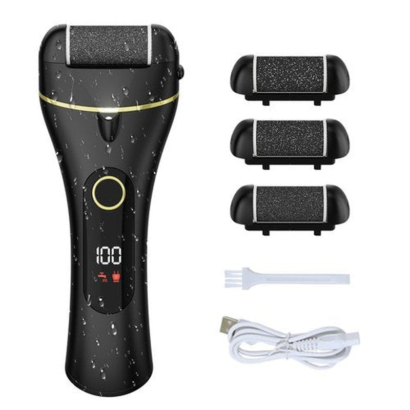 Electric Foot Scrubber Rechargeable Portable Foot Callus Remover Foot File Pedicure Kits Callus Remover for Feet Professional Pedicure Tools for Dead,Hard Cracked Dry Skin Ideal Gift