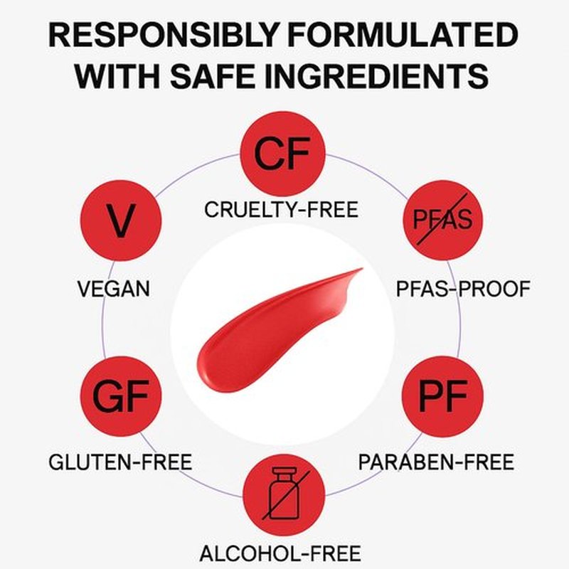 MEFELE Cln Lip Stain Peel off, Peel Off Lip Stain - Long Lasting Matte Lip Tattoo Transfer Proof Lipstain Infused with Hyaluronic Acid & Vitamin E for All Skin Types Vegan & Cruelty-Free