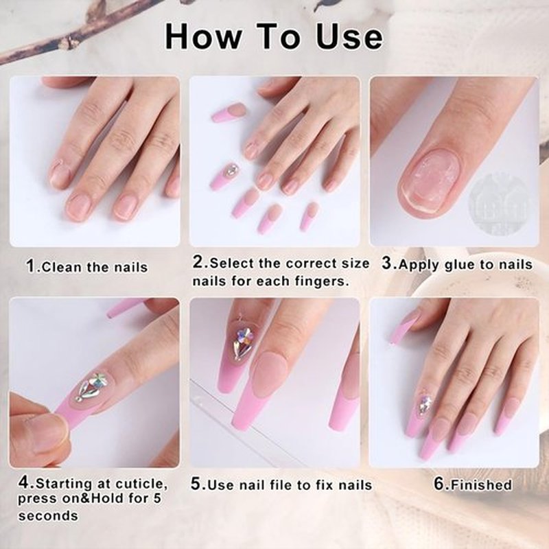 24Pcs Colorful Flower Press on Nails Medium Almond Handmade Fake Nails with 3D Butterfly Rhinestones Design Cute Full Cover Artificial Glue on Nails Hawaii False Nails Summer Stick on Nail for Women