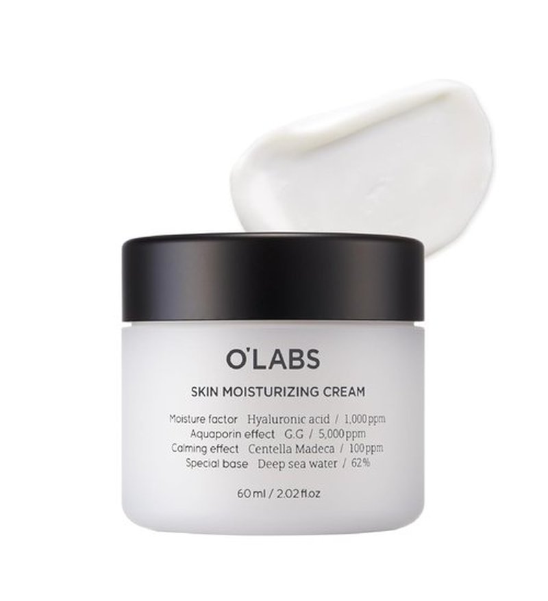 O'LABS Skin Moisturizing Cream - Anti-Aging Facial Cream with Deep Sea Water | 60ml / 2.02 fl. oz.