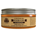 OKAY MEN Castor Oil Hair Gel - Castor Oil Gel for Men, Strong Hold & Shine Pomade for Natural Curly Hair, Anti Frizz Gel for Styling Braids, Locs, Twists - 7.25 Oz (Pack of 1)