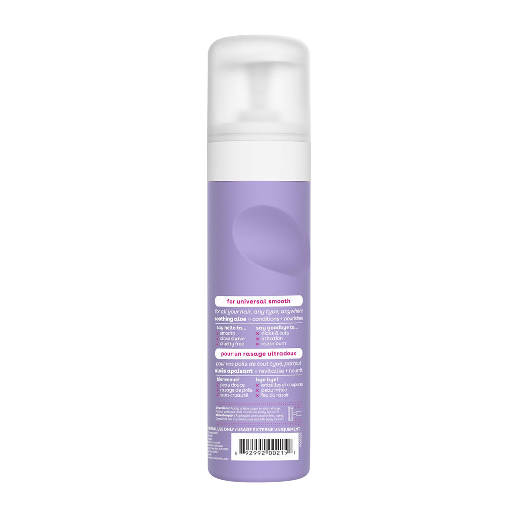eos Shea Better Shave Cream- Lavender,Shea Butter,Aloe Vera,Moisturizing,Shaving Cream for Women,eos Shave-Cream,7 fl oz,(Pack of 4)
