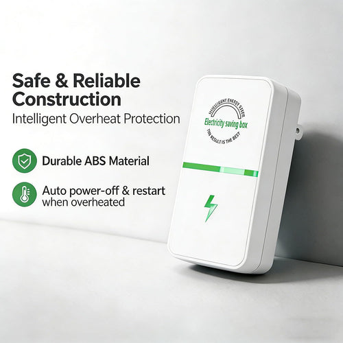 2026 New Electricity Saving Box, Plug in Power Box with US Plug, Regulador De Voltaje para Casa to Reduce Electricity Bill, Power Factor for Household/Offices (6Set)