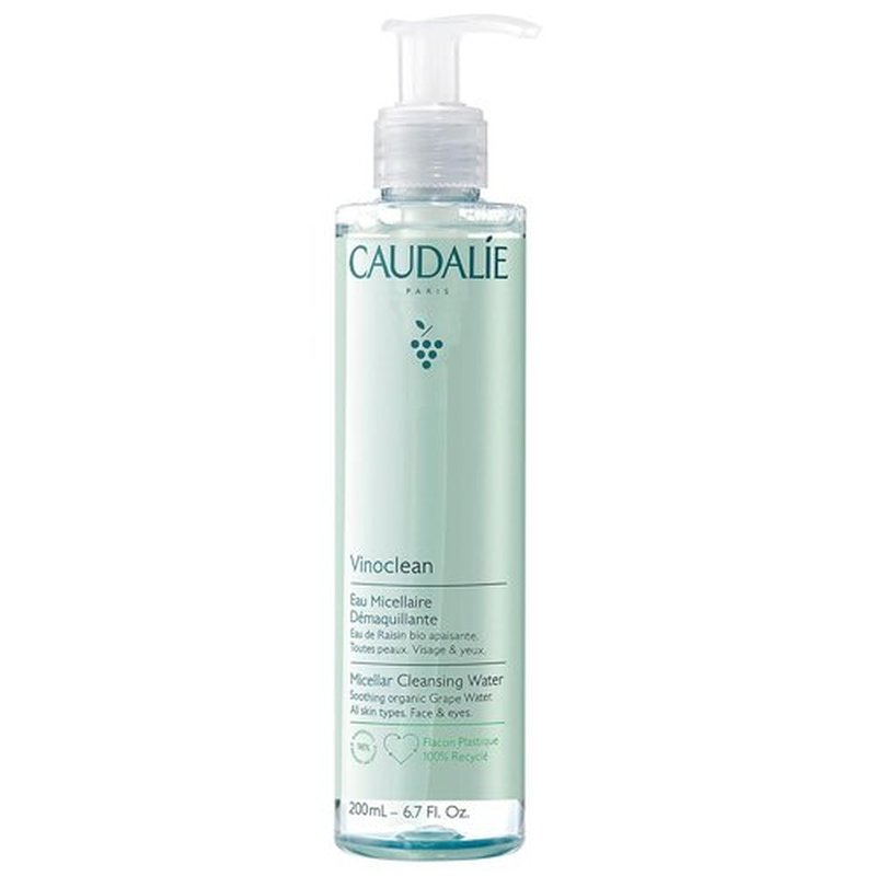 Caudalie Vinoclean Micellar Cleansing Water - Gentle Makeup Remover | 200 mL