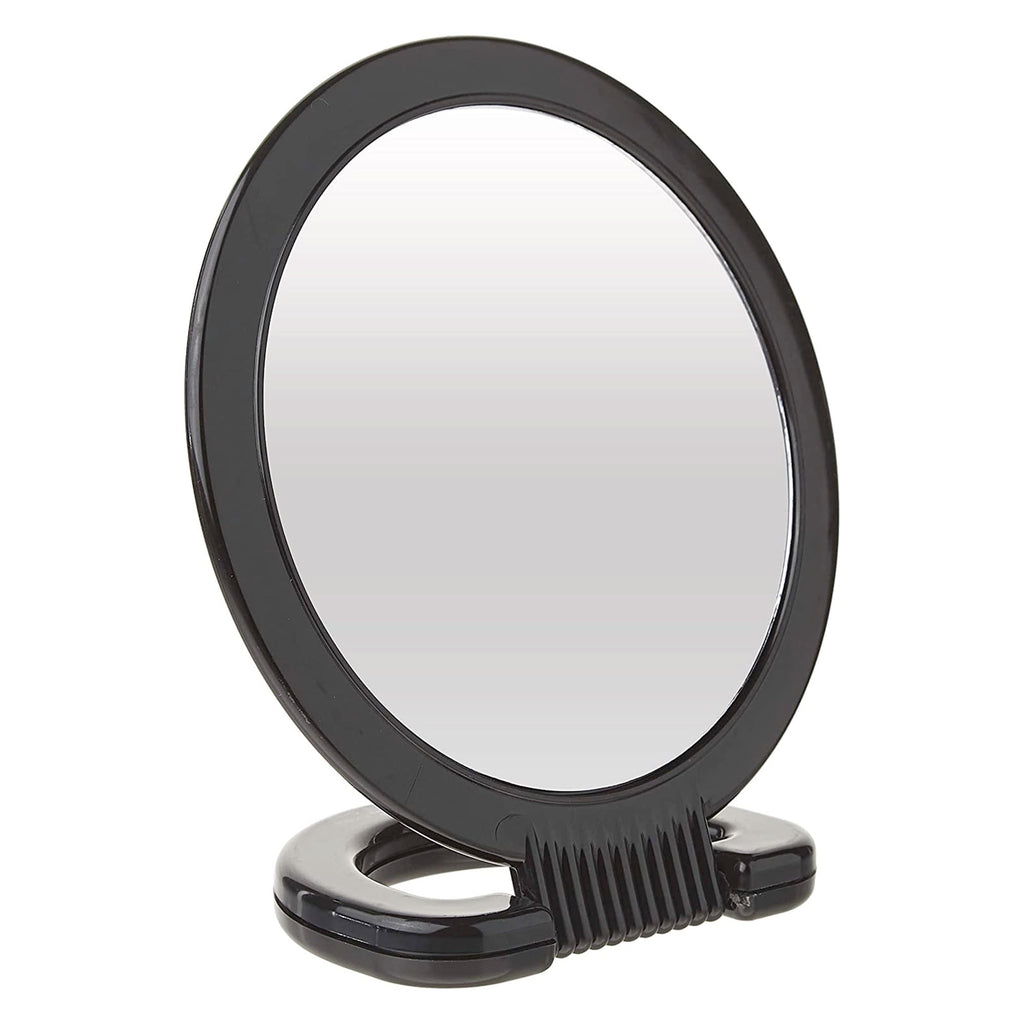 Diane Hand Mirror – Double-Sided 1X and 3X Magnification, Lightweight Portable Handheld Mirror with Handle, Ideal for Makeup, Shaving, & Everyday Beauty, Compact Size for Travel & Gym – 6" Diameter