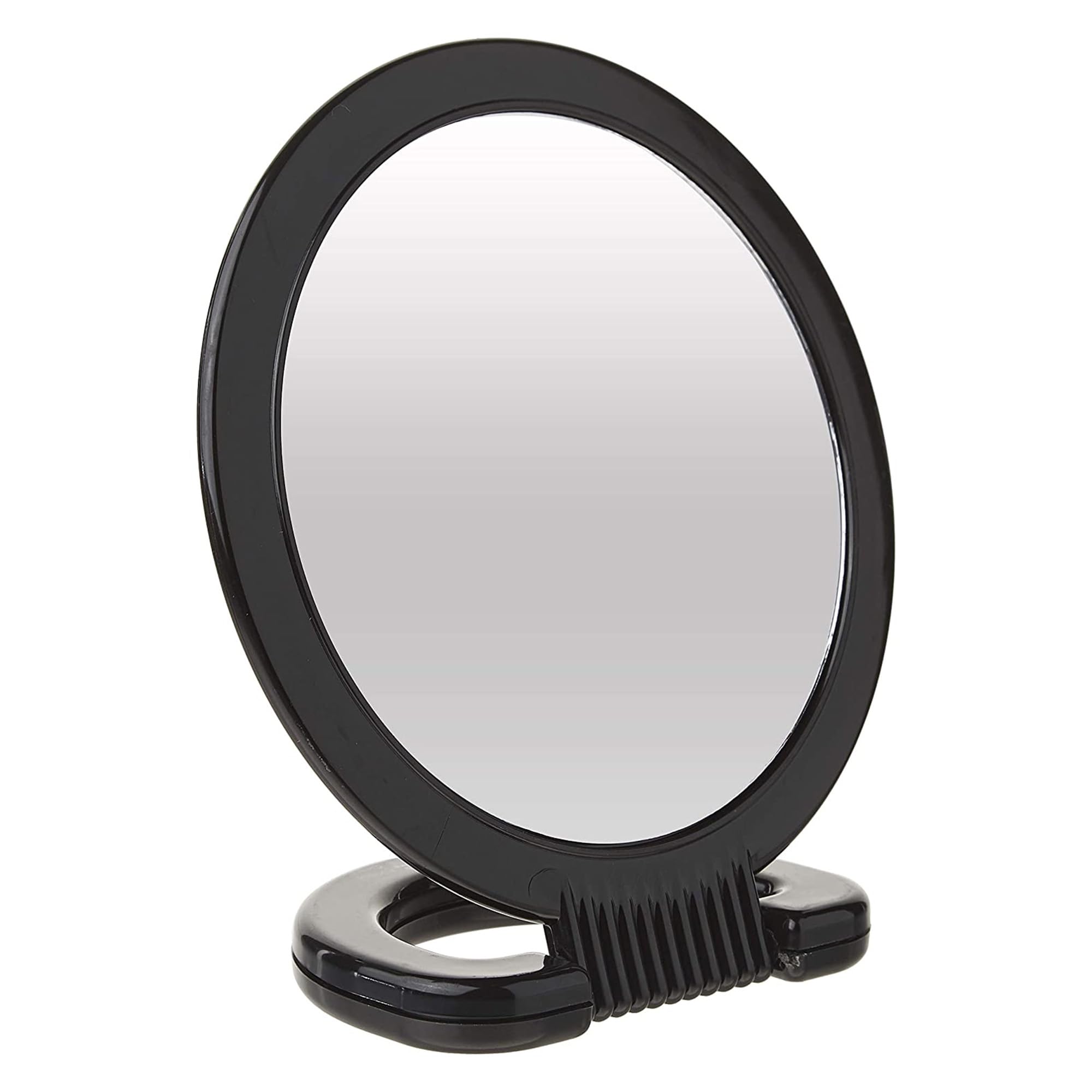 Diane Hand Mirror – Double-Sided 1X and 3X Magnification, Lightweight Portable Handheld Mirror with Handle, Ideal for Makeup, Shaving, & Everyday Beauty, Compact Size for Travel & Gym – 6" Diameter