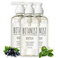 Botanist Mens Hypoallergenic Body Wash, Full Body Wash by Squalane, Shea Butter & Aloe Vera, Shower Gel & Bath Soap from Japan, Sulfate Free 16.5 Fl Oz Cassis & Leaf Green 3EA