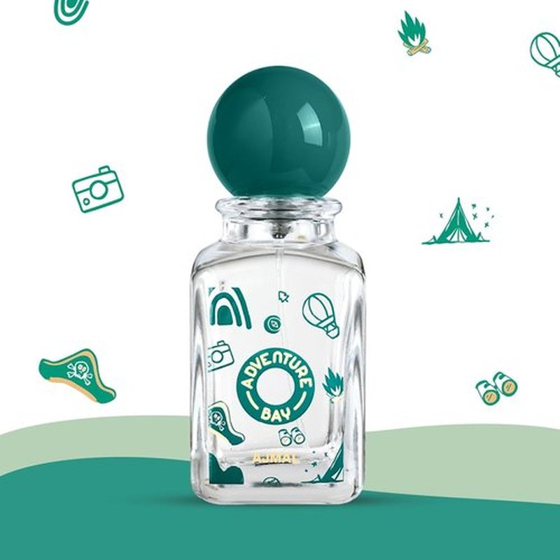 Ajmal Kids Adventure Perfume - Fresh Fruity Citrus Amber Scent | 1.7 fl oz / 50 ml, Perfect for Boys