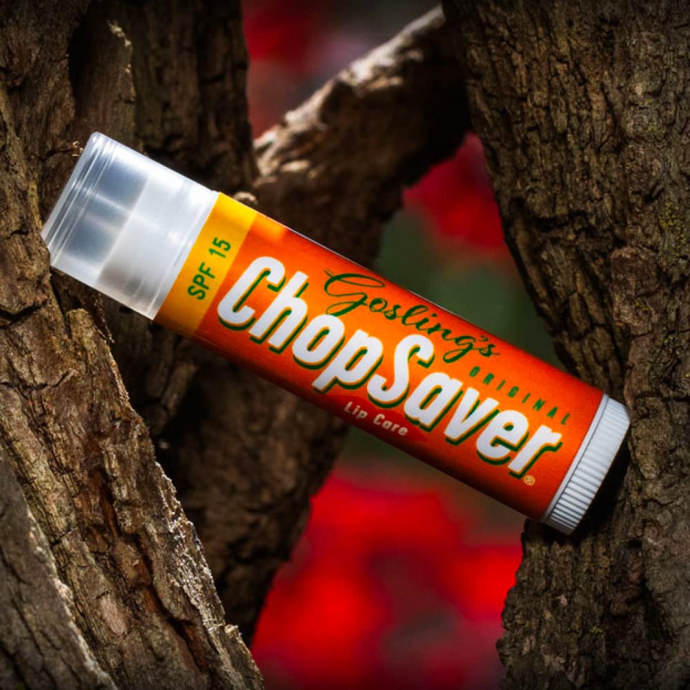 Goslings Original ChopSaver SPF 15 Lip Care, All Natural Lip Balm with SPF, Chapstick for Musicians and More, Effective Relief for Dry, Cracked Lips and Skin, Made in USA, 0.15 Oz (Pack of 6)