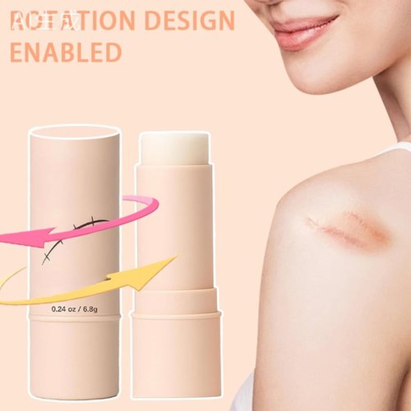 60% Stick. Thick Solid Velvety Film for Scars. Formula Infused with Centella Asiatica Extracts and Vitamin E. Soothing and Occlusive