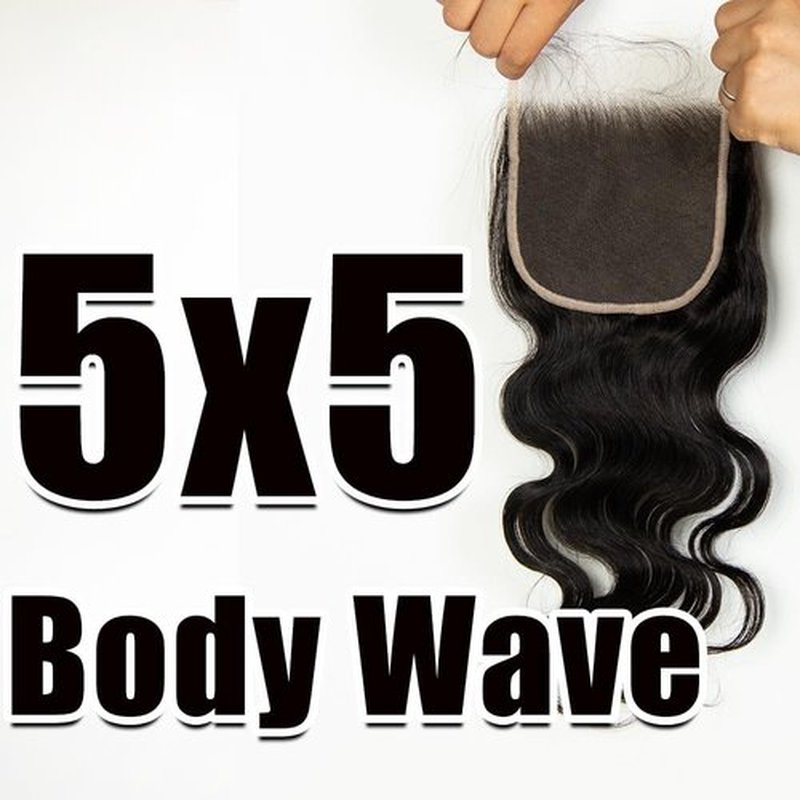 Topnormantic 5x5 HD Lace Closure Body Wave, 0.11mm Skinlike Undetectable Melted Real HD Lace Closure with Serrated Edge 12A Unprocessed Virgin Human Hair Closure Pre Plucked with Baby Hair 16 Inch