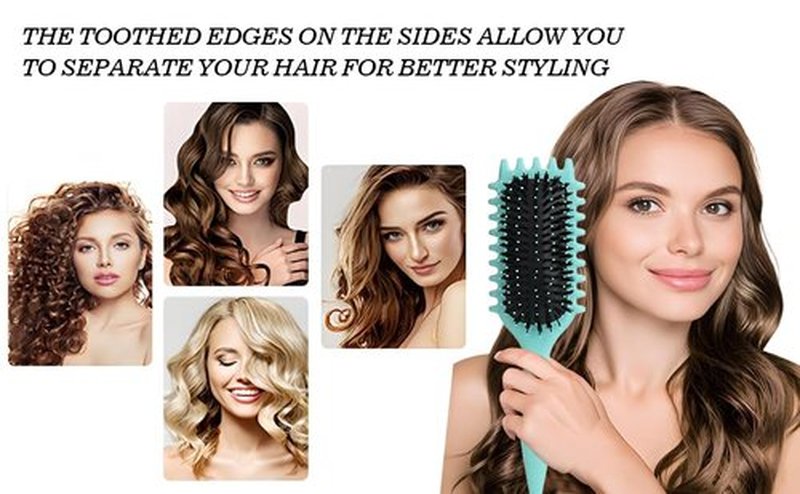 Curly Hair Brush,2025 Curly Hair Products Curl Defining Brush, Bounce Defining Hair Shaping for Women Men