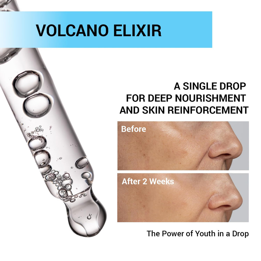 Volcano Elixir Face Serum Oil 30ml – Hydrating & Firming Facial Serum Oil with Lakesis (Mastic) – Face and Neck Anti Aging Facial Serum for Women
