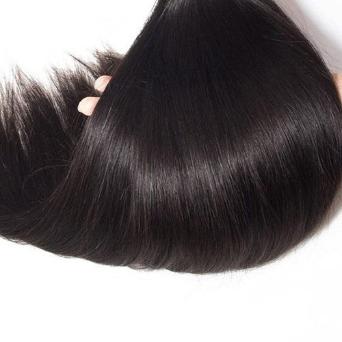 26 28 30 Inch Straight Human Hair Bundles Mixed Length Brazilian Virgin GveoXvo Straight Bundle Hair Extensions