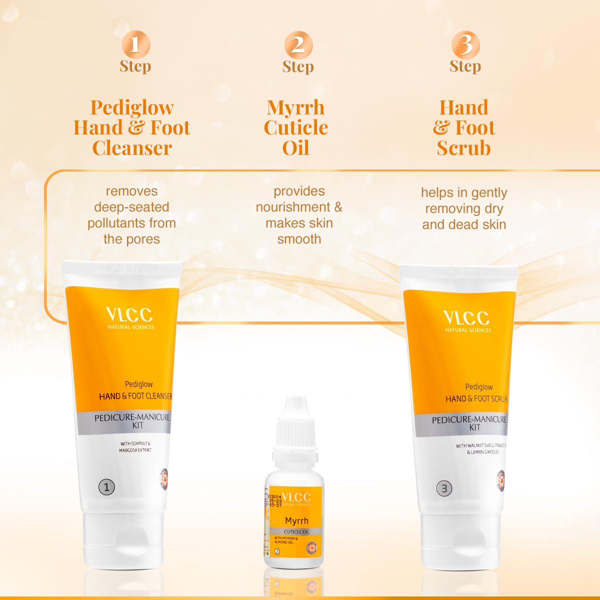 VLCC Pedicure-Manicure Hand & Foot Kit((150gm+60ml))