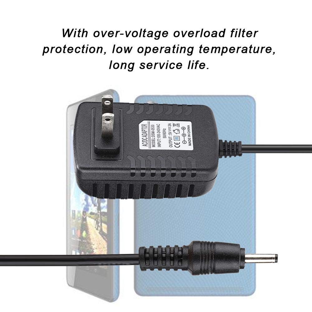 Zopsc Universal Power Adapter 12V 1.5A Tablet Charger Adapter for Iconia Tab A500 (US Plug)