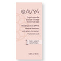 AVYA SPF 40 Sheer Tinted Moisturizer - Hydrating Hyaluronic Acid & Green Chai for Brighter Skin | Fair & Light Tone (0.34oz/10ml)
