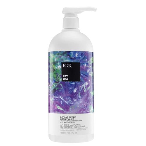 IGK Pay Day Conditioner - Moisturizing Treatment for Dry, Damaged & Chemically Treated Hair | 33.8 oz