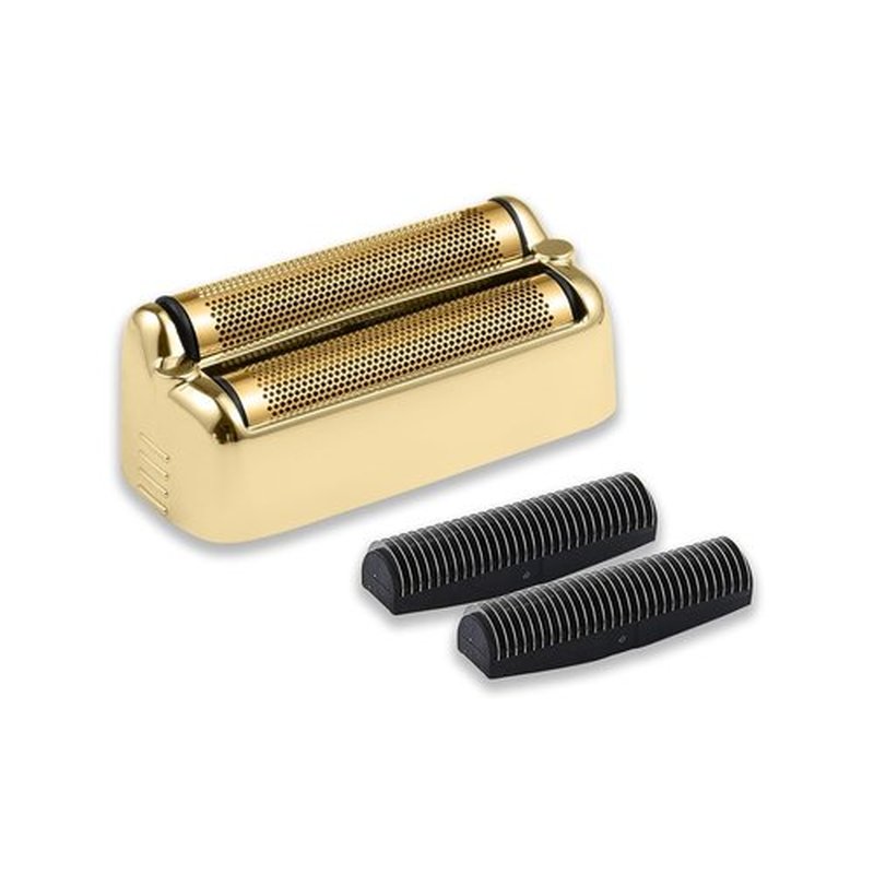 BaBylissPRO Replacement Foil & Cutter - Compatible With FXONE Double Foil Shaver | Gold Finish