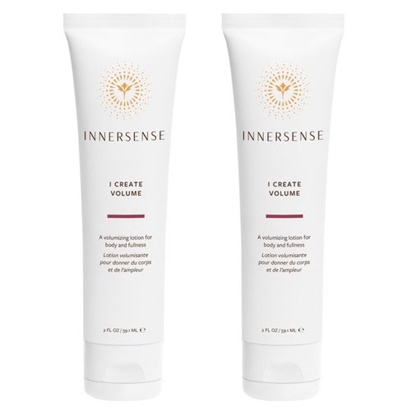 INNERSENSE Organic Beauty - Natural I Create Volume Hair Volumizing Lotion | Style Retention, Shine | Non-Toxic, Cruelty-Free, Clean Haircare (2 Pack - 2 fl oz | 59.1 mL Each)