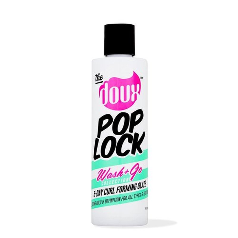 Doux POP LOCK Curl Forming Glaze - 5-Day Anti-Humidity Gel with Honey & Argan Oil for Natural Hair