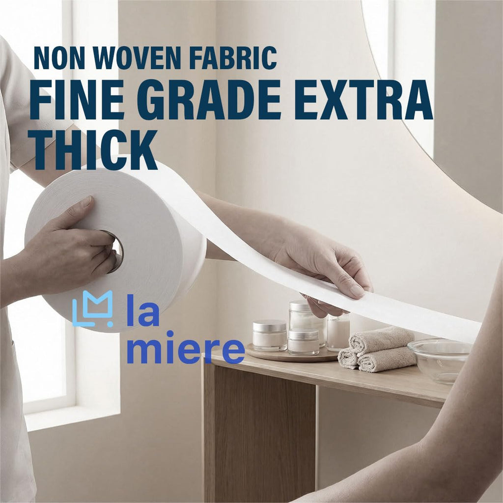 3” x 100 Yards Non-Woven Epilating Roll Hair Removal Tear-Resistant Lint-Free White