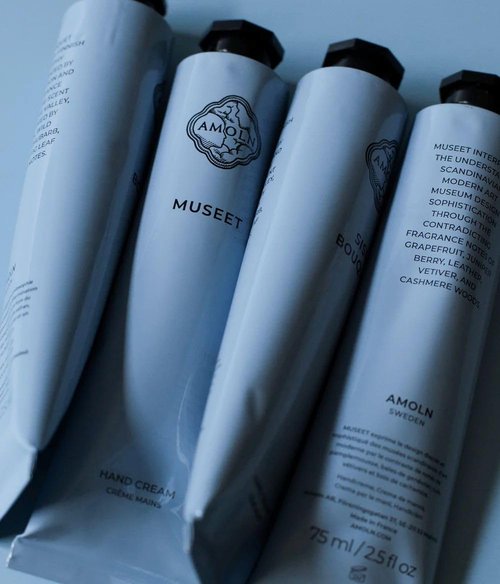 AMOLN - Hand Cream | Enriching, Perfumed Hand Cream | Aluminium Tube, Vegan (Museet, 2.5 fl oz | 75 ml)