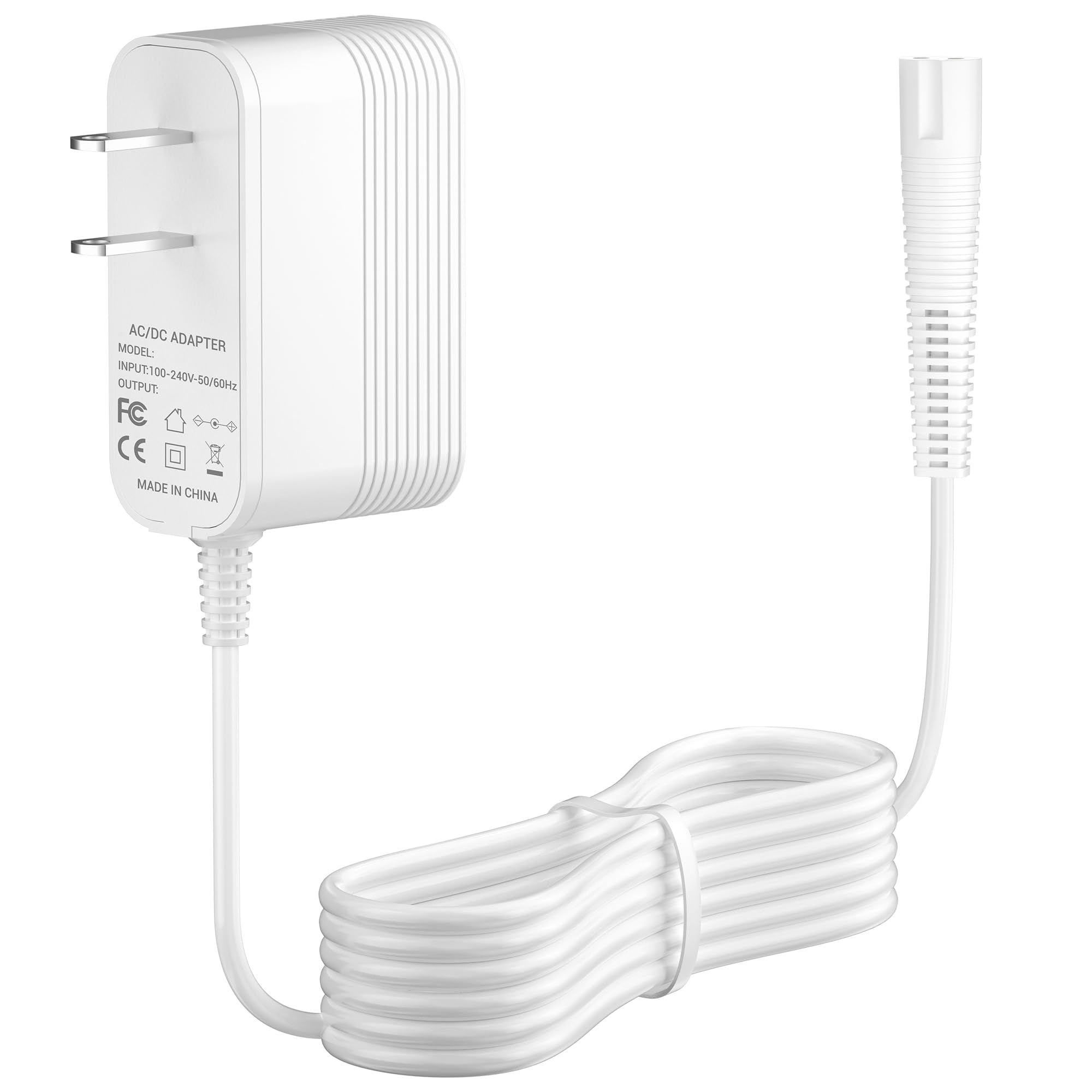 Power Charger Compatible with Braun Epilator Silk 9 9 7 5 9-720 9-300 9-890 9-030 9-880 5-810 5-620 and Face Epilator Facespa Pro 910 911 921 Power Adapter