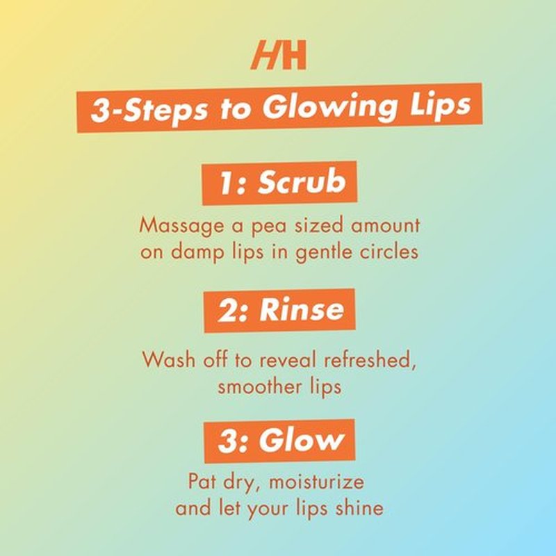 Handmade Heroes Turmeric & Vitamin C Lip Scrub Set – 2 Pack Natural Vegan Sugar Polish Lip Exfoliator - Brightening & Conditioning for Dark, Dry, Chapped Lips