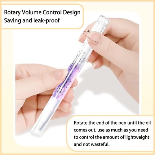 SULLMAR 12pcs Cuticle Oil Pen Sweet Almond Nail Growth Serum and Repair Treatment Hydrating Oil for Dry Cuticles and Skin Cuticle Buddy Revitalize Nails with Radiant Cosmetics' Nail Growth Oil